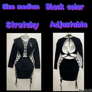 Fashion nova cutout denim dress